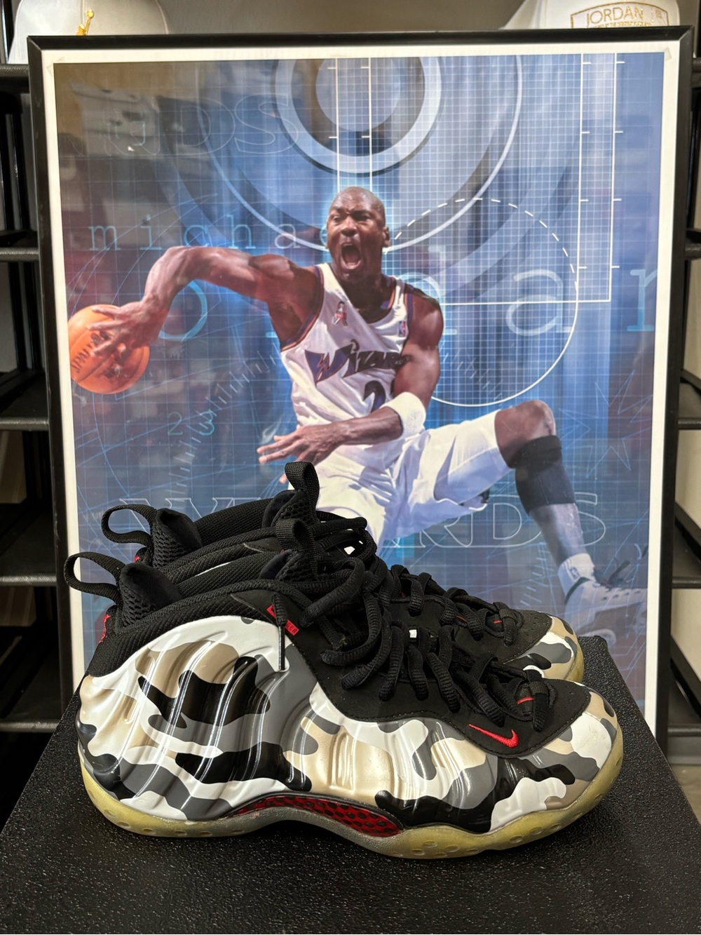 Size 8- Men’s Nike Air Foamposite One PRM Fighter Jet 575420-001 Camo